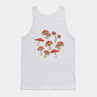 Speckled Mushroom Pattern Tank Top